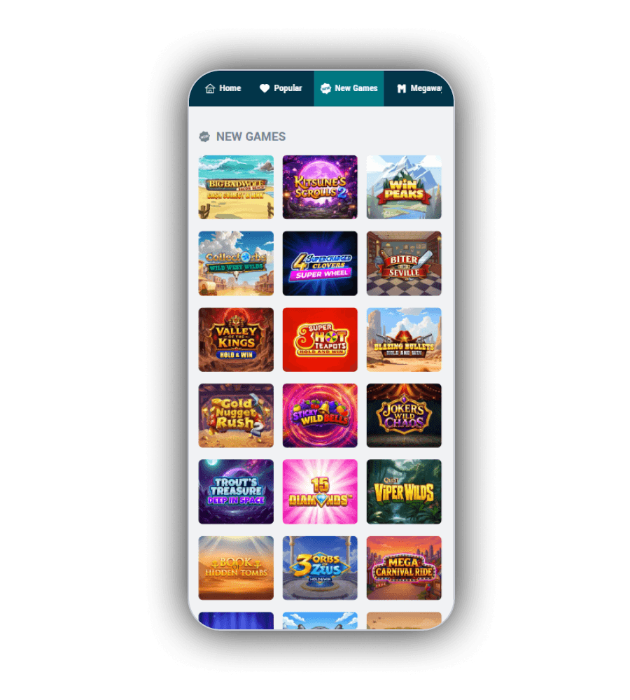 Howzit Casino games catalogue